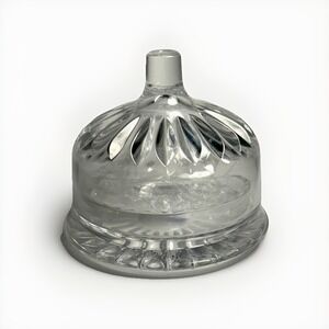 Nachtmann W. Germany Crystal Butter Dish w/ Lid 4" Bleikristall Starburst w/ Lid